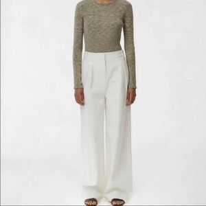 Tibi Stella white jeans. Size 6/8.